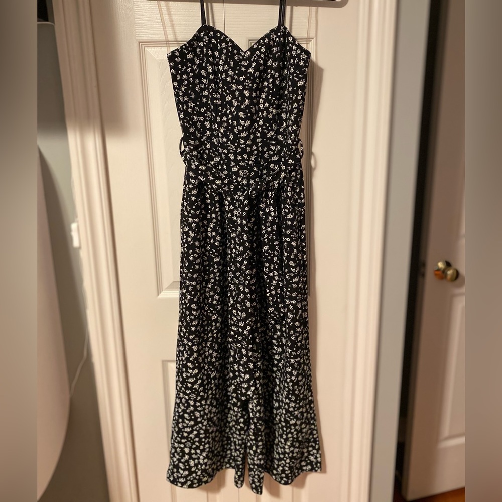 Emerald Sundae Black and White Jumpsuit